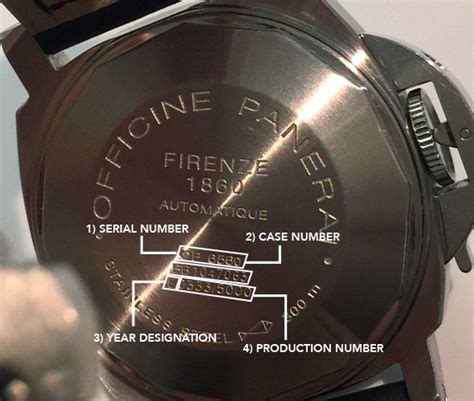 panerai watch production numbers